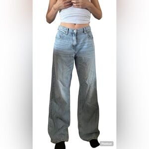 Lucky Brand Wide Leg High rise 6/28R